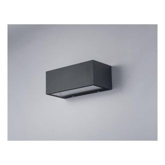 Netlighting TWIN Outdoor LED 2 Light Up Down Light Anthracite IP54 1250lm 4000K in Black