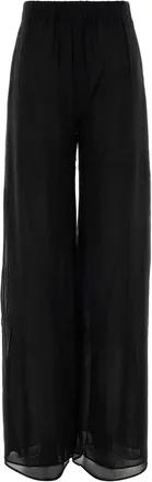 Andamane Womens Lena Trousers Black Polyester Elastane