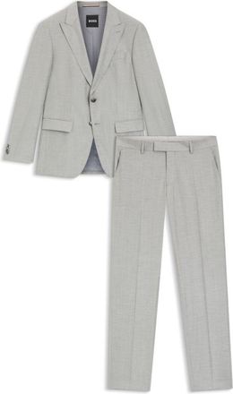 BOSS Two-piece slim-fit suit in a wool blend