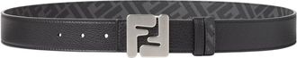 Fendi Black Logo Belt