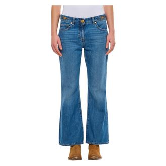 Versace Flare Jeans, female, Blue, W27, Medusa Flared Jeans