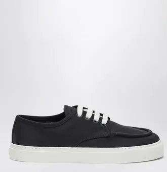 Prada Sneakers navy blue in cotton canvas