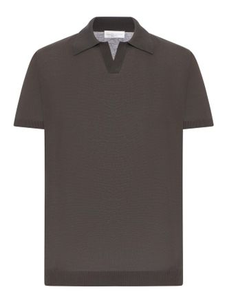 Roberto Collina COTTON POLO SHIRT WITHOUT BUTTONS - Roberto Collina - Man