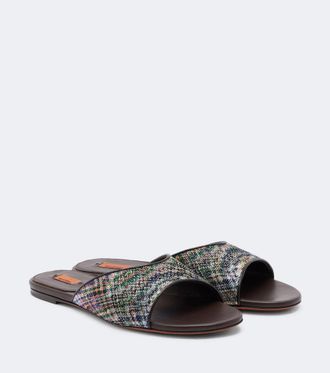 Missoni Liza lam&eacute; mules