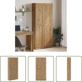 vidaXL vidaXL Credenza rovere artigianale - Credenza Alta Rovere Artigianale 82,5x30,5x185 cm in Truciolato