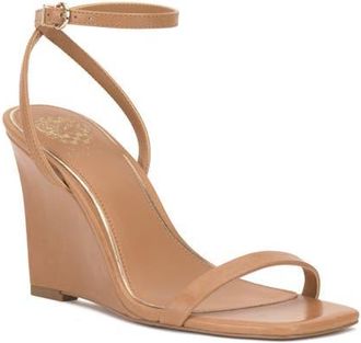 Vince Camuto Ambee Ankle Strap Wedge Sandal in Cortado at Nordstrom, Size 7.5