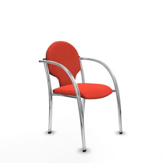 Piqueras y Crespo Silla De Recepci&oacute;n Hell&iacute;n Piqueras Y Crespo 220ptcrb305 Naranja Oscuro 2 Unidades