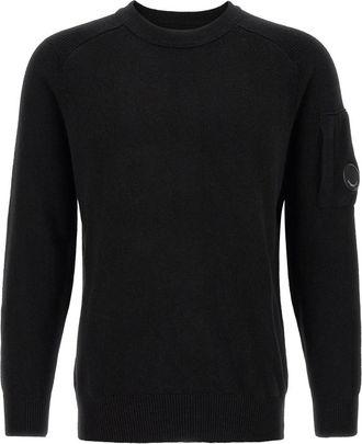 C.P. Company Black Crew Neck Sweater
