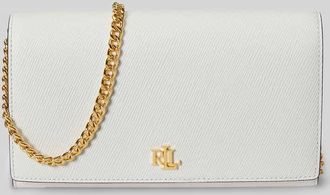 Lauren Ralph Lauren Umh&auml;ngetasche mit Label-Applikation in Weiss, Gr&ouml;&szlig;e 1