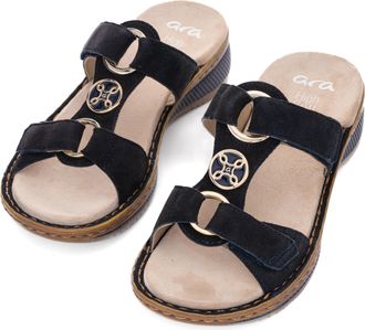 Ara HAWAII, Keilabsatz, Sommerschuh, Schlupfschuh mit Schmuckelement