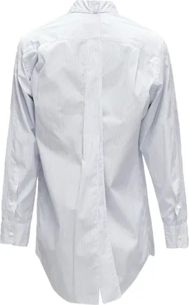 Junya Watanabe pinstripe splback tunic shirt