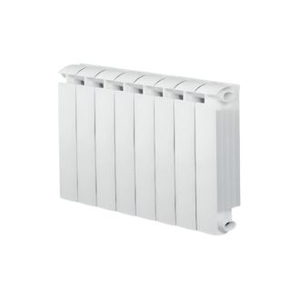 Global Calentador Central De Aluminio Fundido Blanco Klass 500, 928w, 8 Elementos