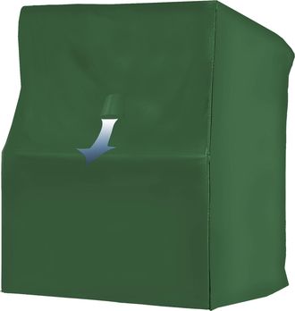 Quick-Star Schutzh&uuml;lle Strandkorb Xl 145 X 106 X 165 Cm Strandkorbh&uuml;lle Abdeckung Gr&uuml;n