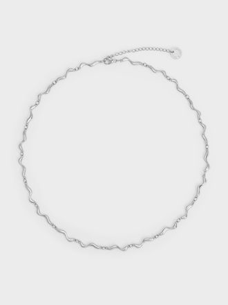 Charles & Keith Emilia Wavy Necklace