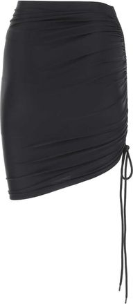 Balenciaga Womens Black Stretch Nylon Skirt 1000 Exterior: Elastane Gonne
