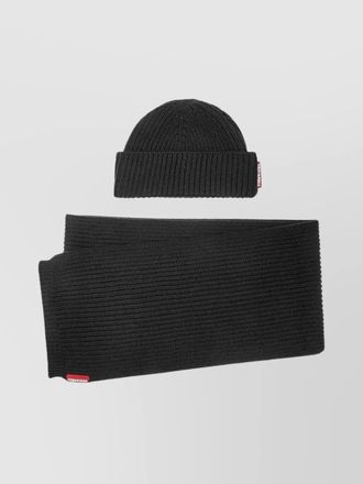 Dsquared2 knit beanie and scarf matching set