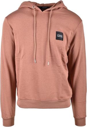 Costume National Katoenen Gebreide Trui - Heren - Hoodies - Bruin - M - Katoen - Hoodies & sweatvesten