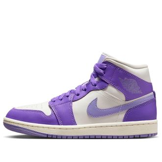 Air Jordan (WMNS) Air Jordan 1 Mid Purple White BQ6472-504
