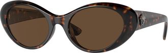 Versace VE4455U 108/73 Womens Sunglasses Tortoiseshell Size 53