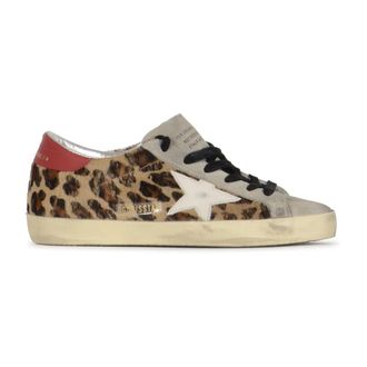 Golden Goose Super-Star Nappa Upper Suede Toe and Star Glitter Heel 2 - female - Golden Goose - Sneakers - Multicolor - 5 UK - Shoes