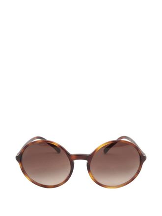 Chanel 2000-2020s round-frame sunglasses - Marrone
