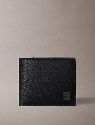 Calvin Klein Billetera Plegada Con Logo Con Emblema