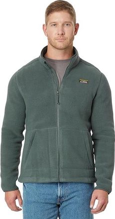 L.L.Bean Mountain Classic Fleece Jacket Mens Clothing Shadow Green : 2XL, Polyester/Fleece