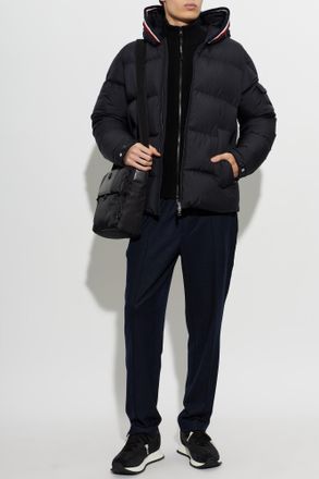 Moncler Lacfroid Down Jacket, Mens, Navy Blue