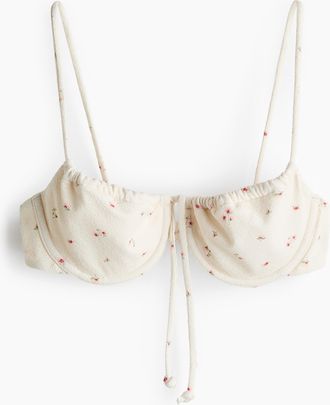 H&M Balconette-Bikinitop - White