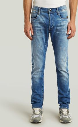 G-Star Slim-fit-Jeans G-STAR 3301 Slim, Herren, Gr. 31, L&auml;nge 34, lt vintage aged, Denim/Jeans, Obermaterial: 92% Baumwolle, 7% Elastomultiester, 1% Elasthan