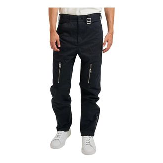 HUGO BOSS Heren, Broeken, Zwart, Maat: M Katoen