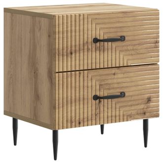 vidaXL Armario De Noche Con Caj&oacute;n Roble Artesanal 43 X 34,5 X 47,5 Cm Vidaxl