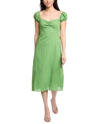 Lost + Wander Lost + Wander Elia Linen-Blend Midi Dress