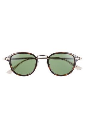 Montblanc 48mm Square Sunglasses in Havana Gold Green at Nordstrom Rack