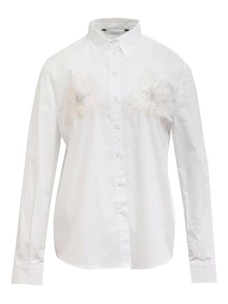 pushBUTTON Camicia con colletto button-down - Bianco