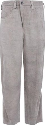 Ziggy Chen Jacquard Worker Jeans - Heren - Loose Fit Jeans - Groen - L - Jeans