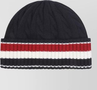 Thom Browne cable-knit wool beanie