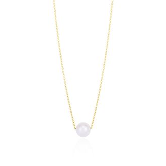The Lovery Single Pearl Necklace