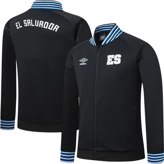 Umbro Mens Umbro Black El Salvador National Team Presentation Raglan Full-Zip Jacket at Nordstrom, Size Medium