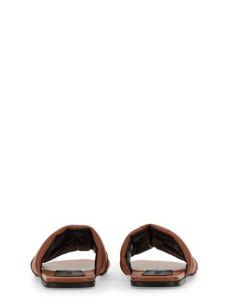J.W.Anderson Logo Polyurethane Slide Sandal - Beige