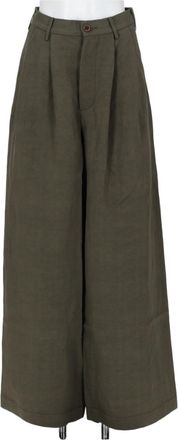Uma Wang Paella Wide-Leg Viscose Trousers