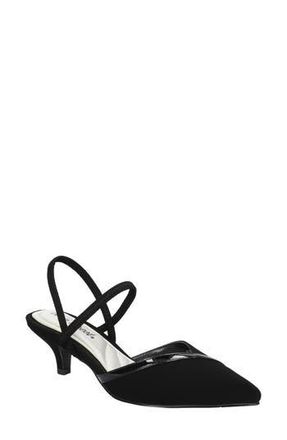 Easy Street Uunna Slingback Pump in Black Lamy at Nordstrom Rack, Size 8.5