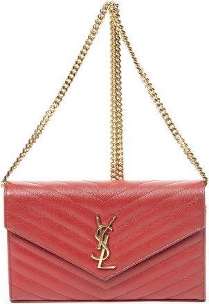 Saint Laurent Classic Cassandre Chain Wallet Schoudertas