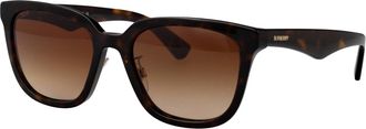 Burberry 0BE4446D Dark Havana Acetate Sunglasses - Brown