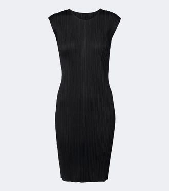 Pleats Please Issey Miyake Basics pleated minidress