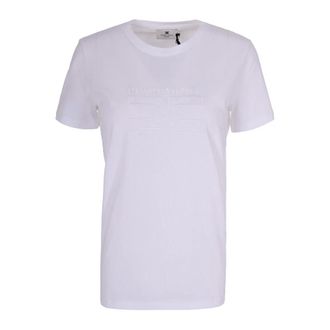 Elisabetta Franchi T-Shirts, female, White, Size: XL T-Shirts