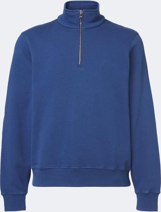 Orlebar Brown Wyatt cotton jersey half-zip sweatshirt