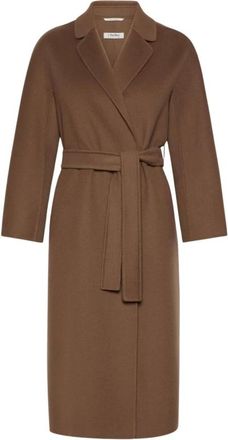 Max Mara Belted Coats - Dames - Jas met riem - Bruin - XS - Jassen