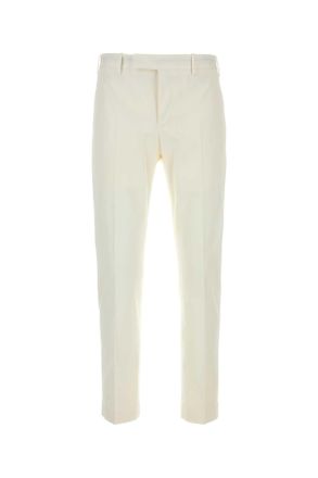 Pantaloni Torino White Stretch Cotton Pant