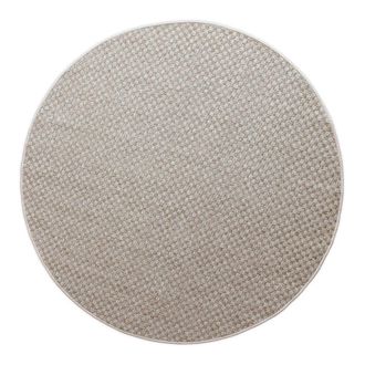 Wecon Home Alfombra redonda damero beige 200 rd